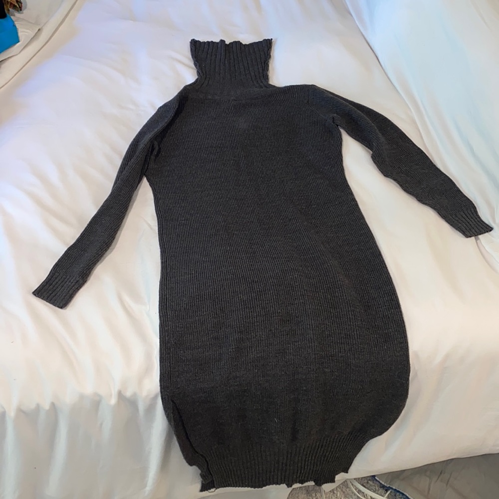 Knit sweater dress